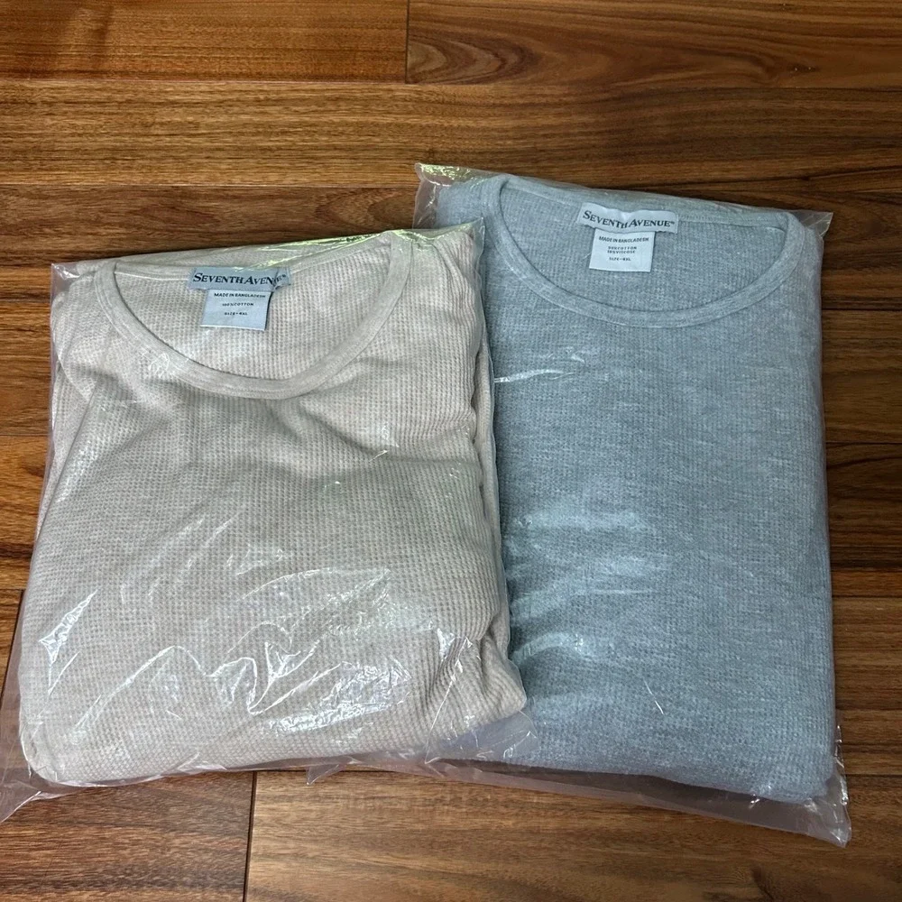 Seventh Avenue Mens 4XL Thermal Waffle Knit Shirt‎ pants set Pack Long Sleeve